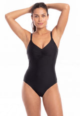 Traje de baño enterito con cheeky negro