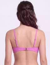 Bikini triangulo con nudo lila