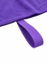 Toalla de microfibra chica 100 cm x 50 cm morado