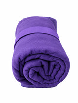 Toalla de microfibra chica 100 cm x 50 cm morado