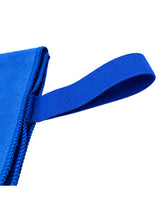Toalla de microfibra chica 100 x 50 cm azul