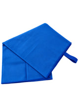 Toalla de microfibra chica 100 x 50 cm azul