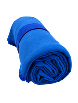 Toalla de microfibra chica 100 x 50 cm azul
