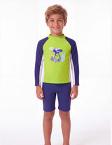 Traje de baño Conjunto niño con filtro UV azul