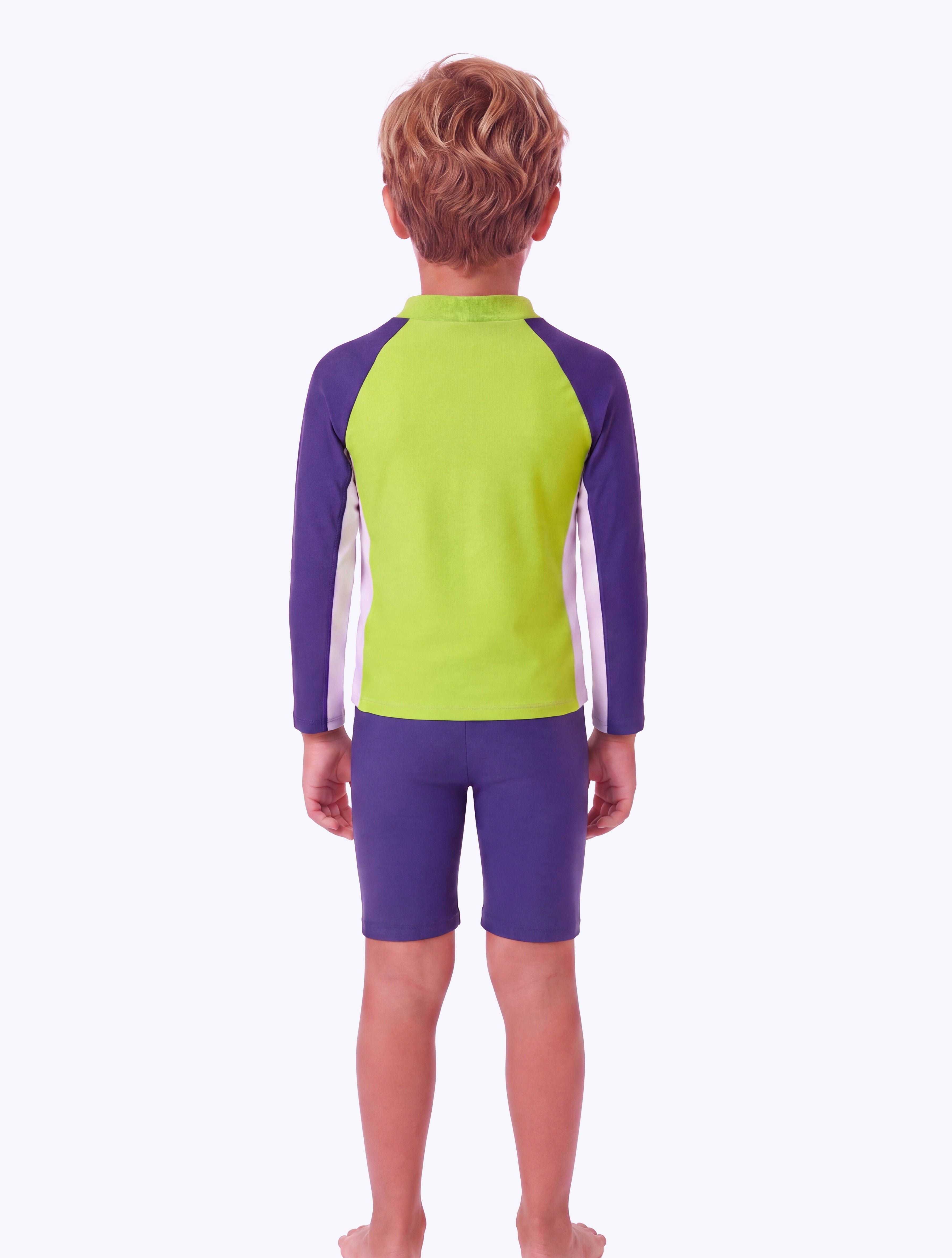Traje de baño Conjunto niño con filtro UV azul