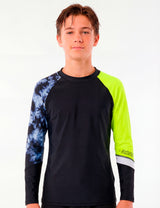 Polera niño protección UV verde