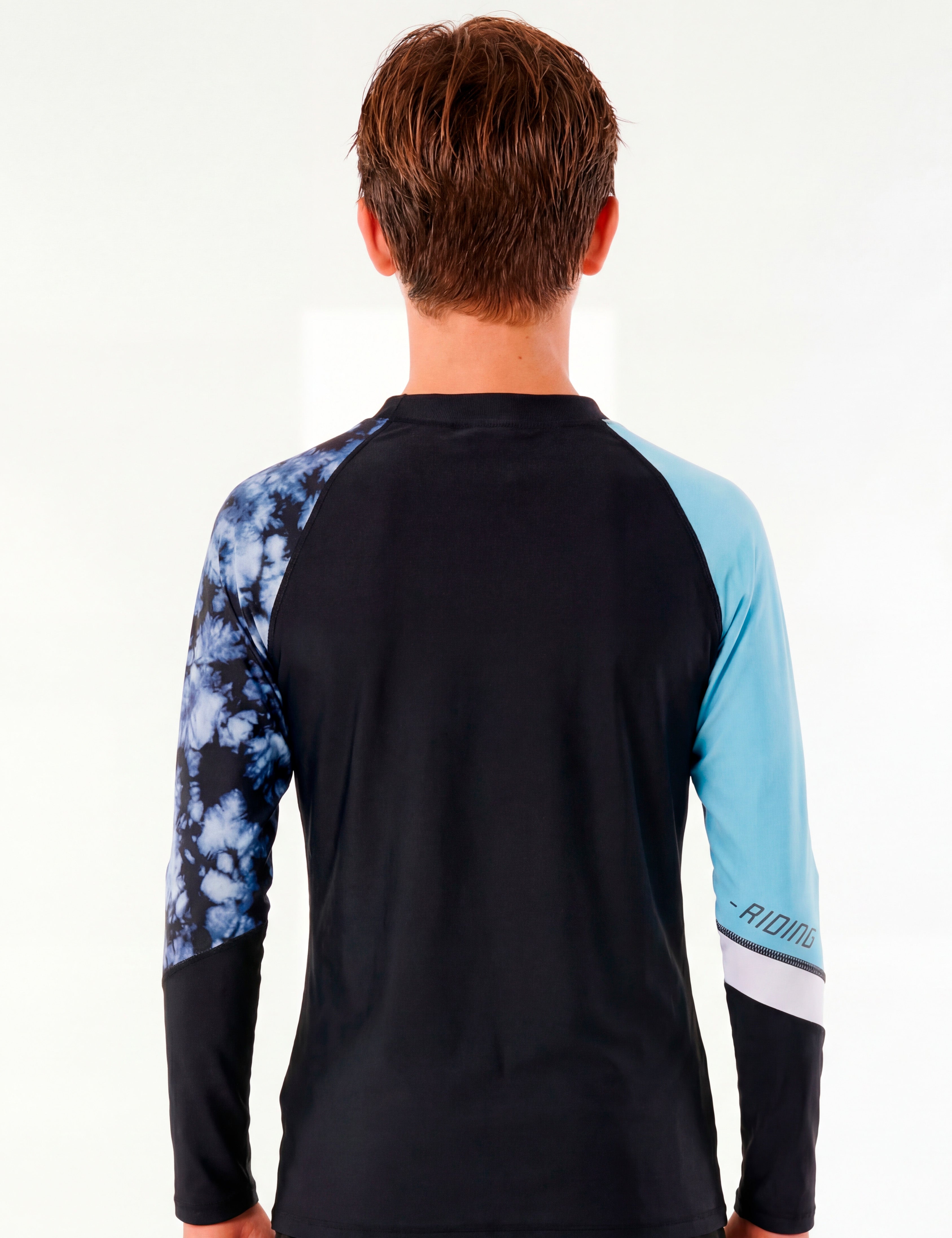 Polera niño protección UV gris