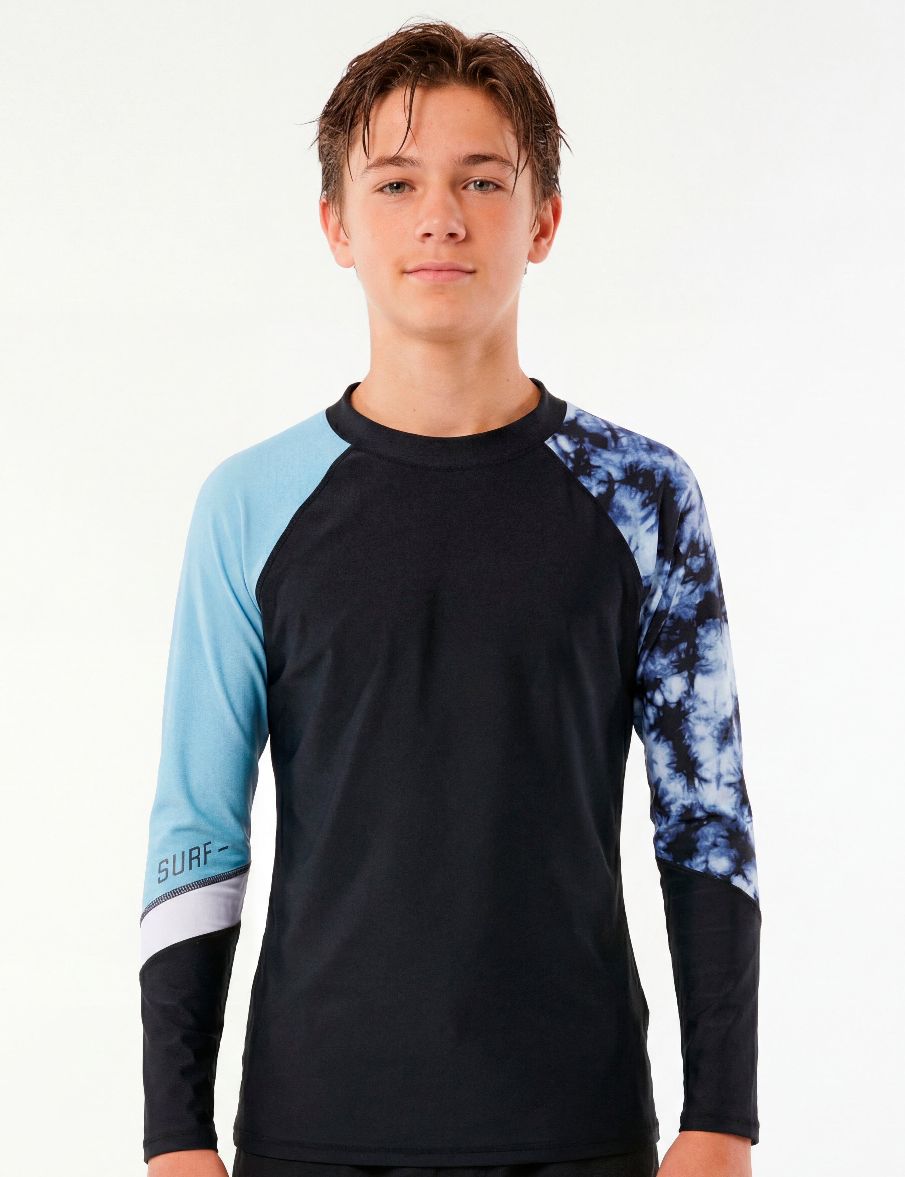 Polera niño protección UV gris