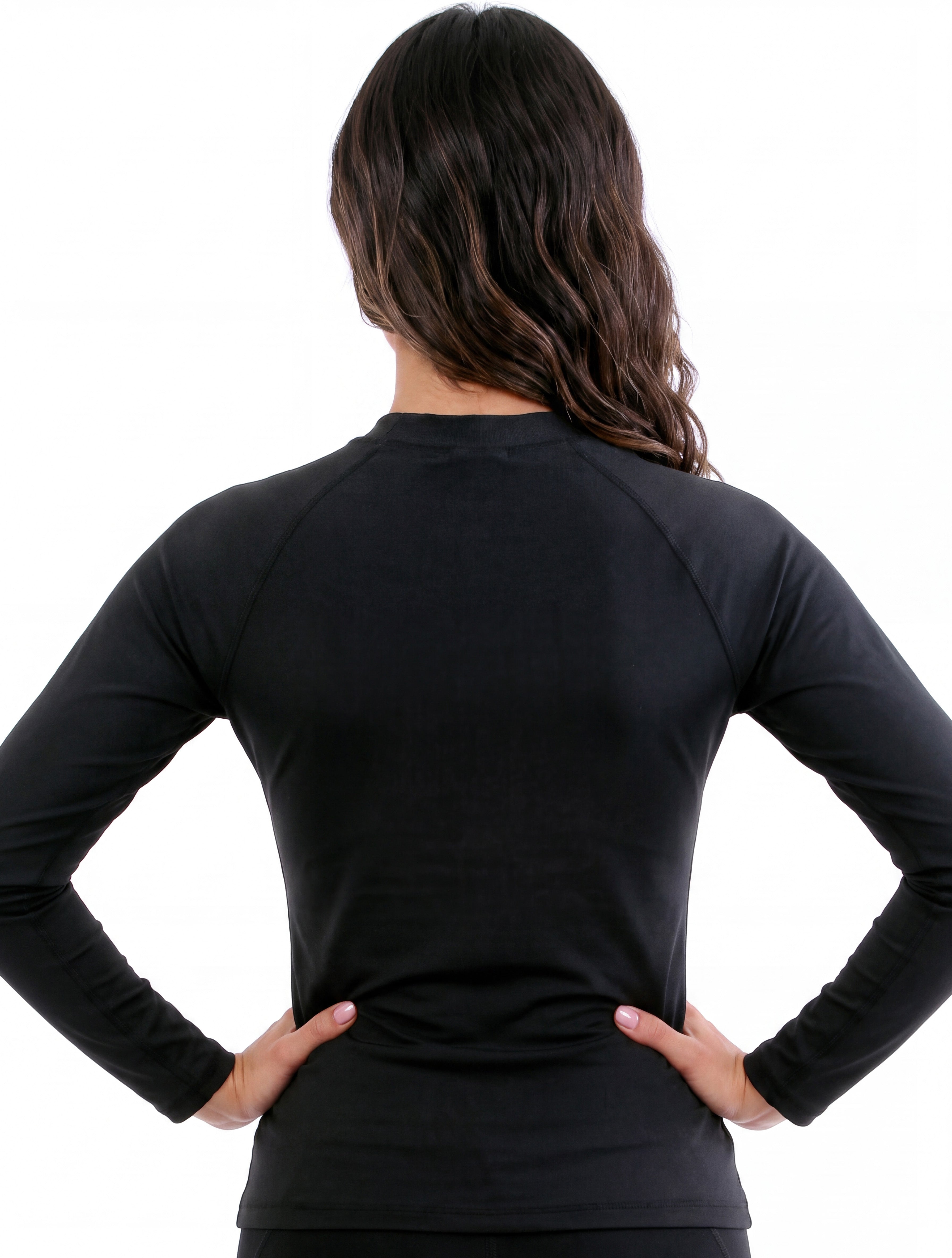 Polera mujer protección UV negro