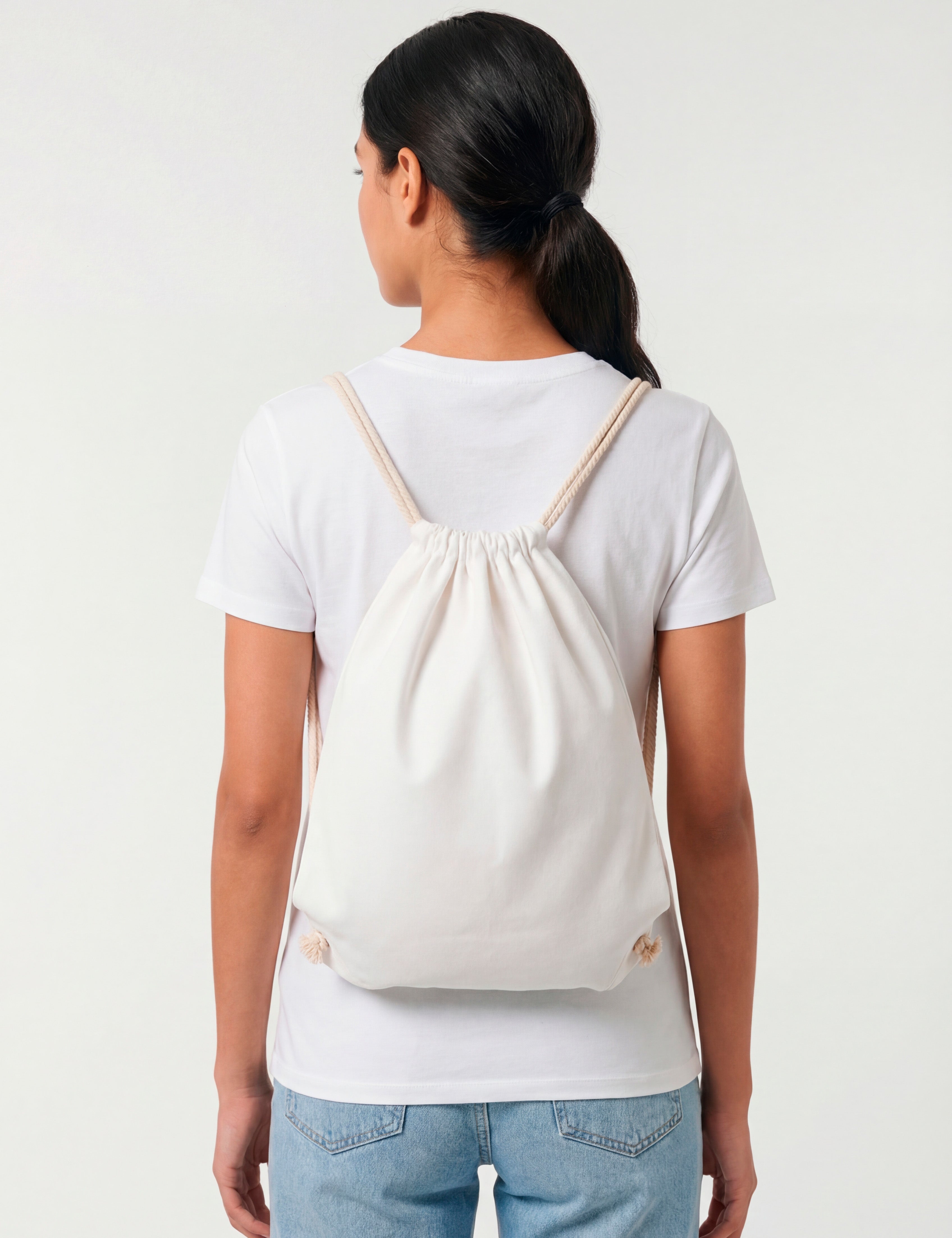 Morral ecológico blanco