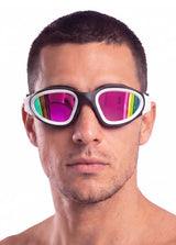 Lentes de natación espejados blanco