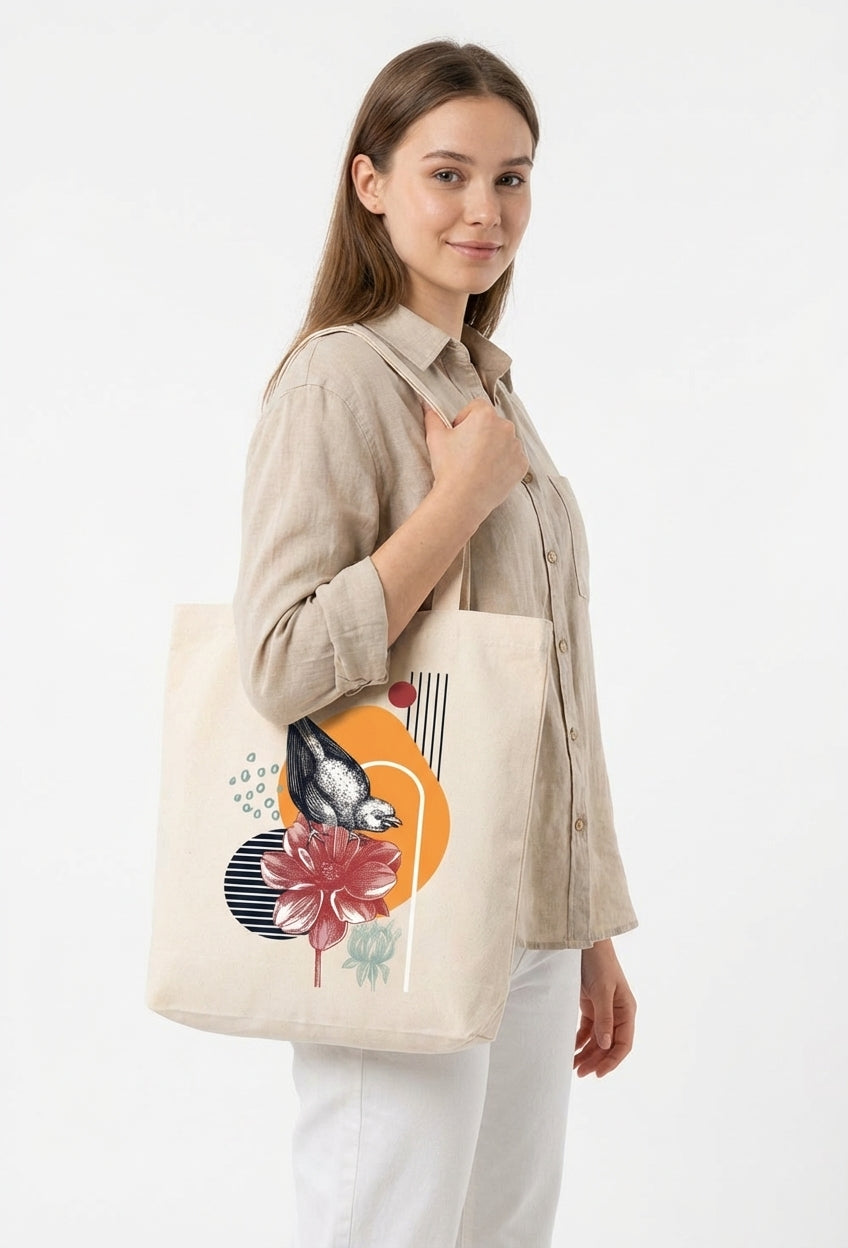 Bolso ecológico pájaro