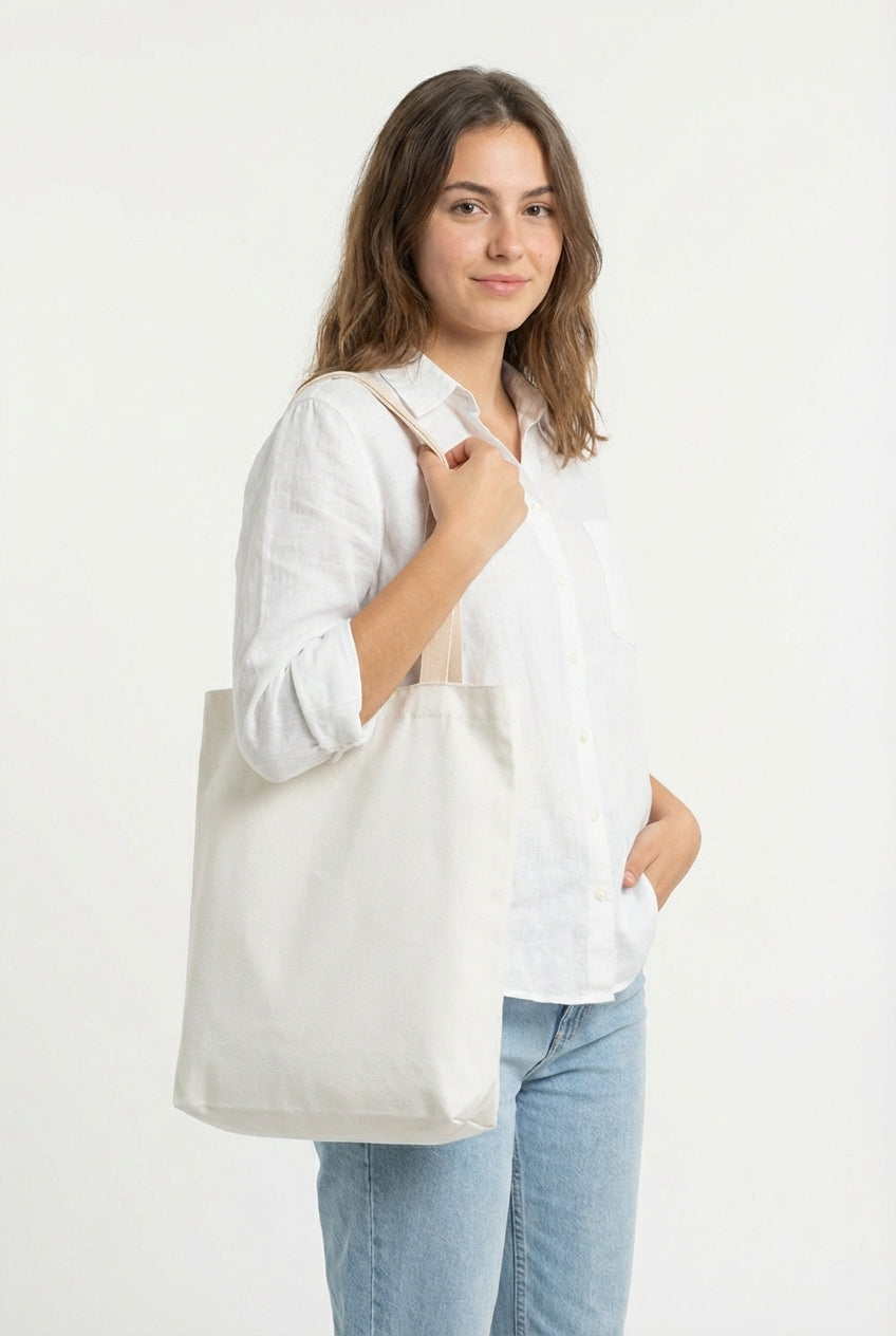 Bolso ecológico blanco