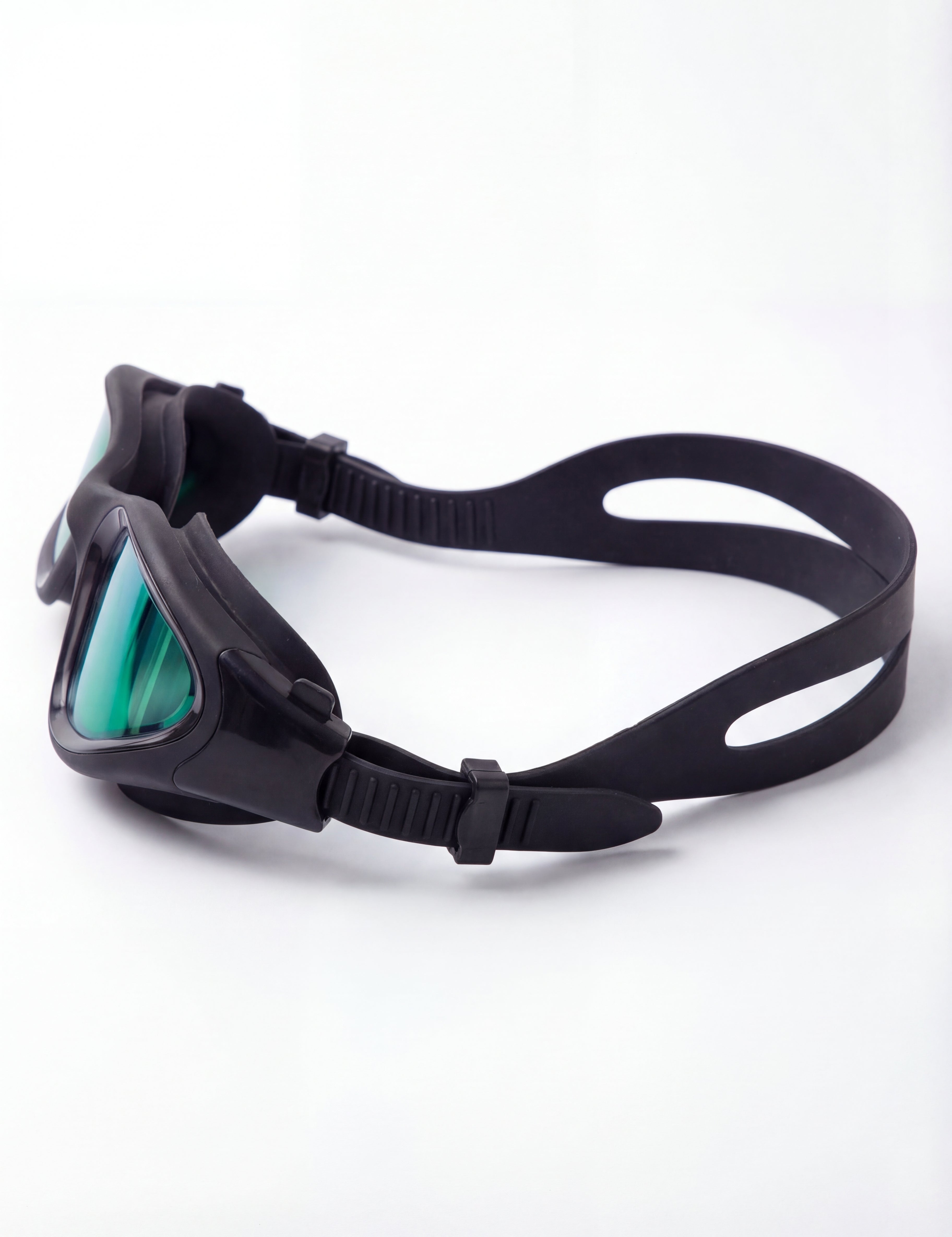 Lentes de natación espejados verde