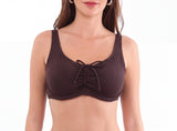Bikini busto grande copa blanda Cafe