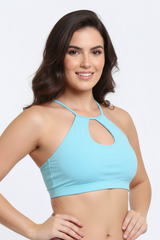 Bikini peto halter celeste
