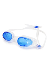Lentes de natación con correas delgadas azul