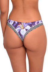 Bikini calzón colaless reversible estampado