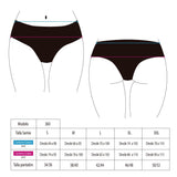 Bikini calzón ajustable caderas azul marino