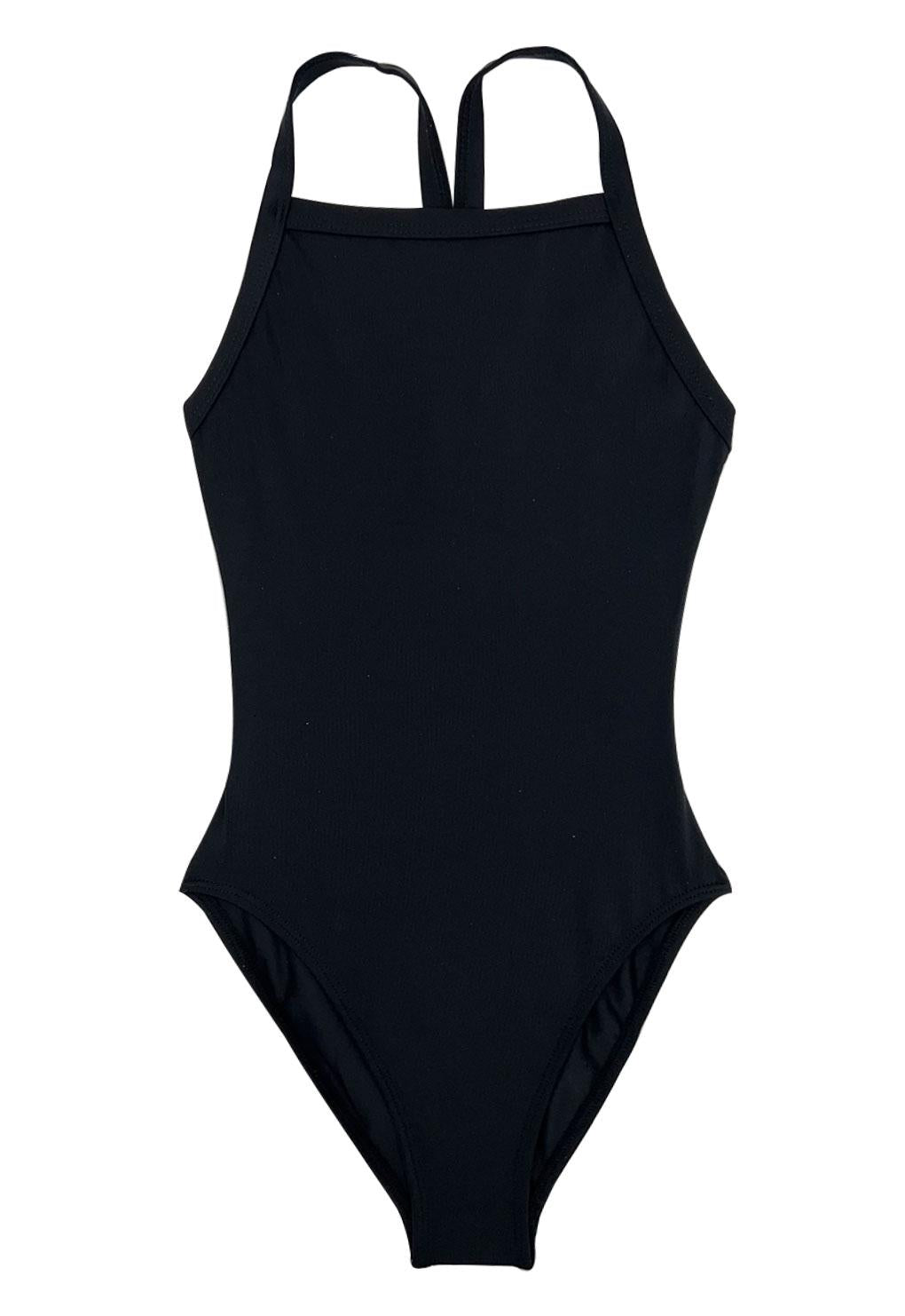 Competition sports shoe for girls in black