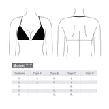 Bikini triangulo argolla central fucsia