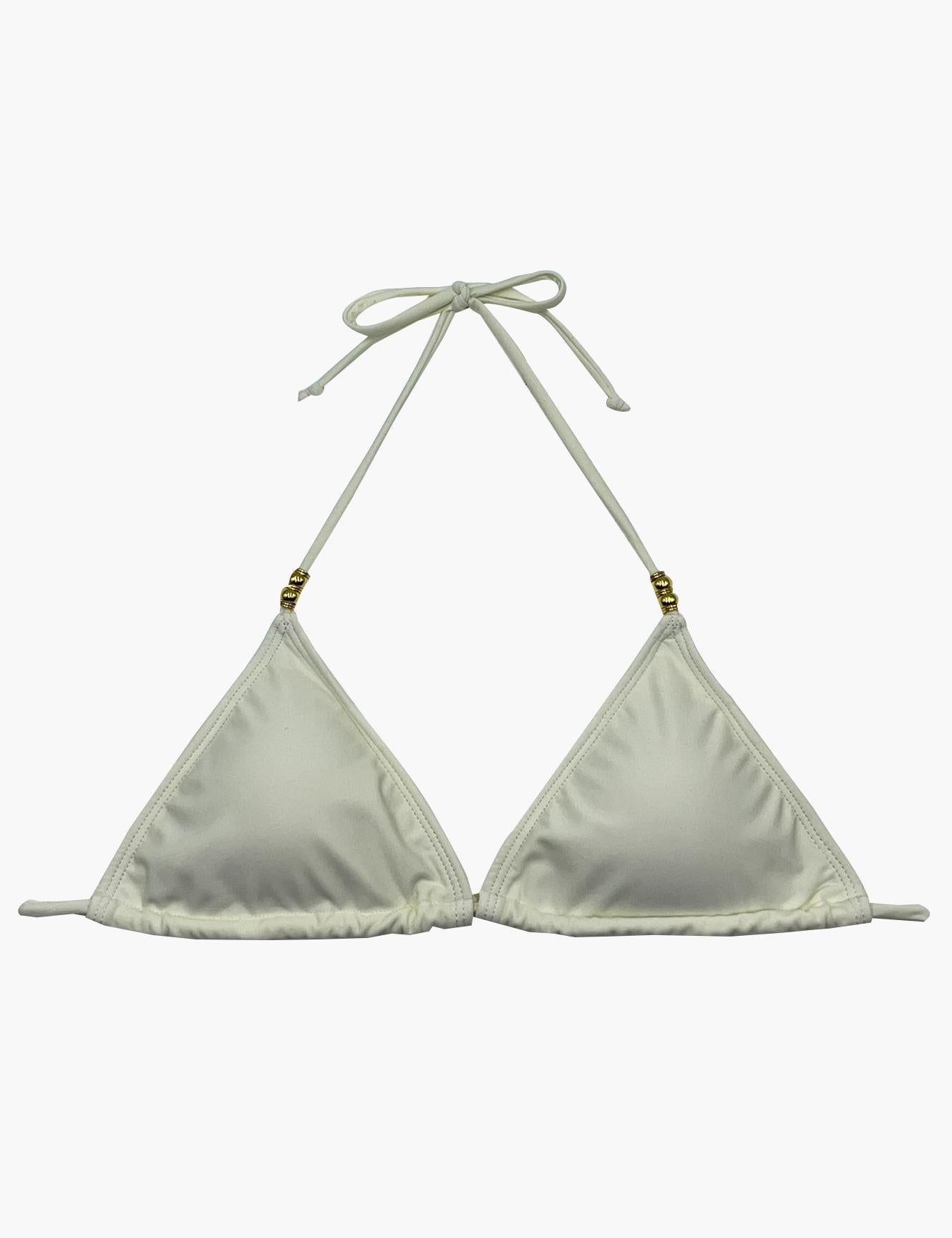 Classic beige triangle bikini