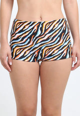 Youth animal print hot pant bikini