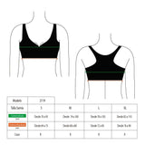 Bikini peto deportivo estampado rojo