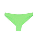 Bikini panties with invisible seams in green
