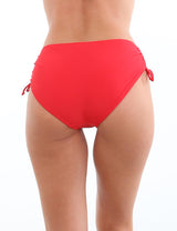 Bikini calzón ajustable caderas rojo