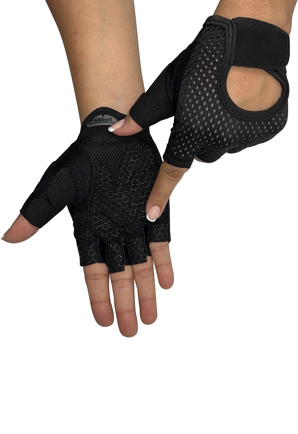 Guantes deportivos negros