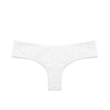 Bikini calzón culote tanga color blanco