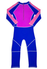Fuchsia girl's jumpsuit