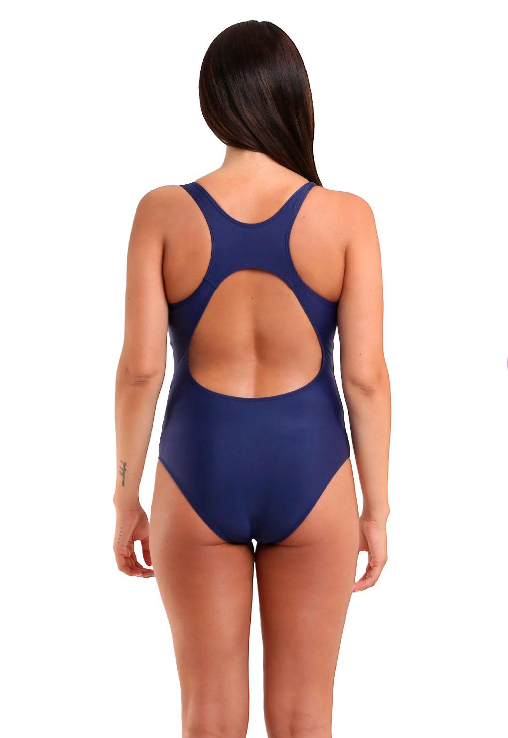 Traje de baño deportivo clásico color azul marino