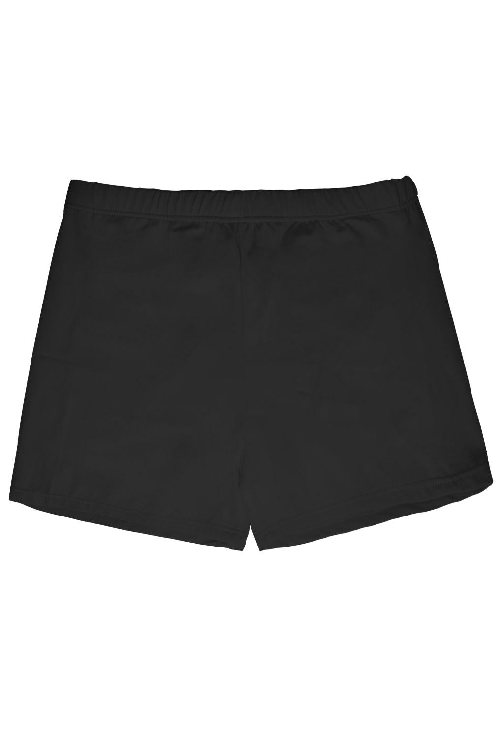 Black lycra bikini shorts