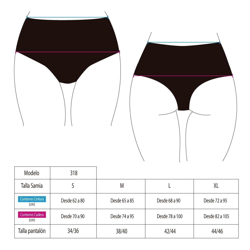 Black pin-up thong bikini briefs