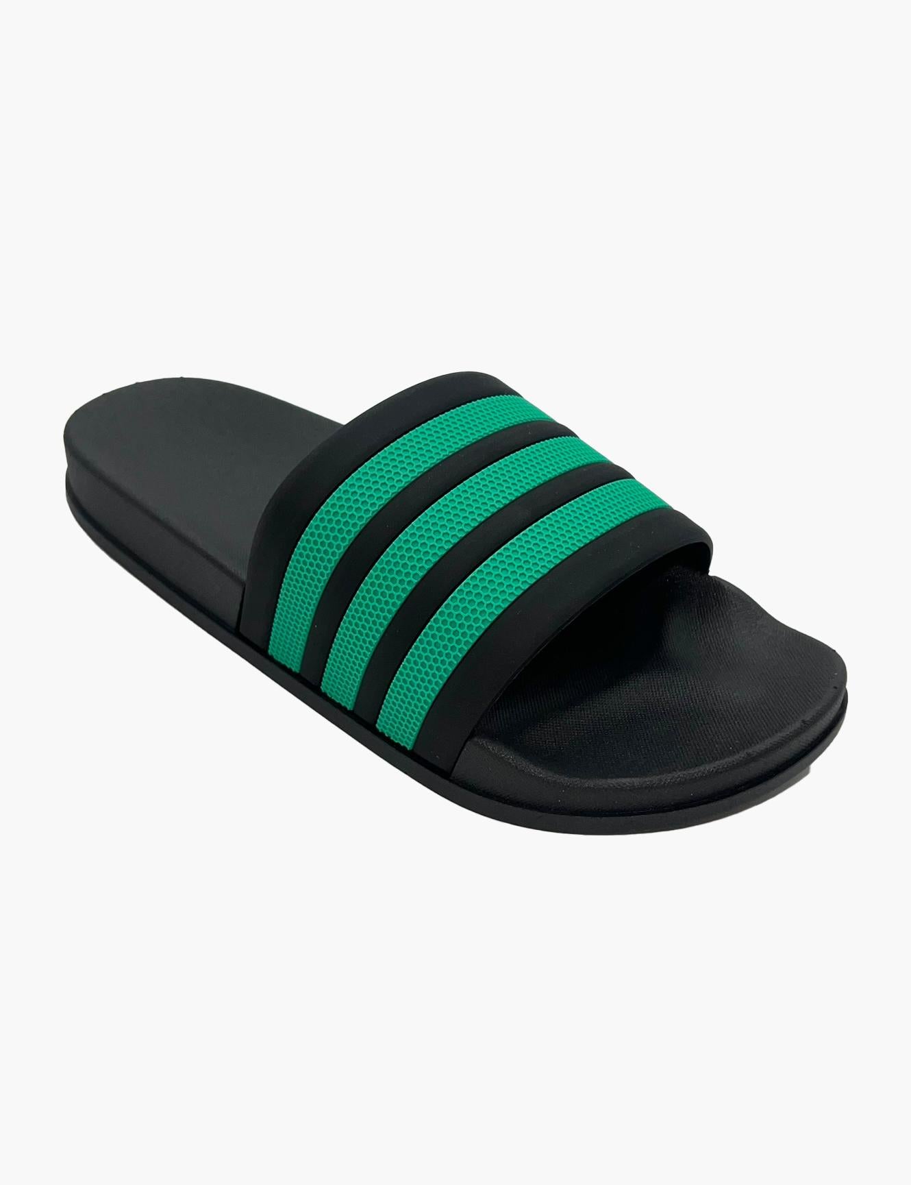 Sandalias mujer goma verde
