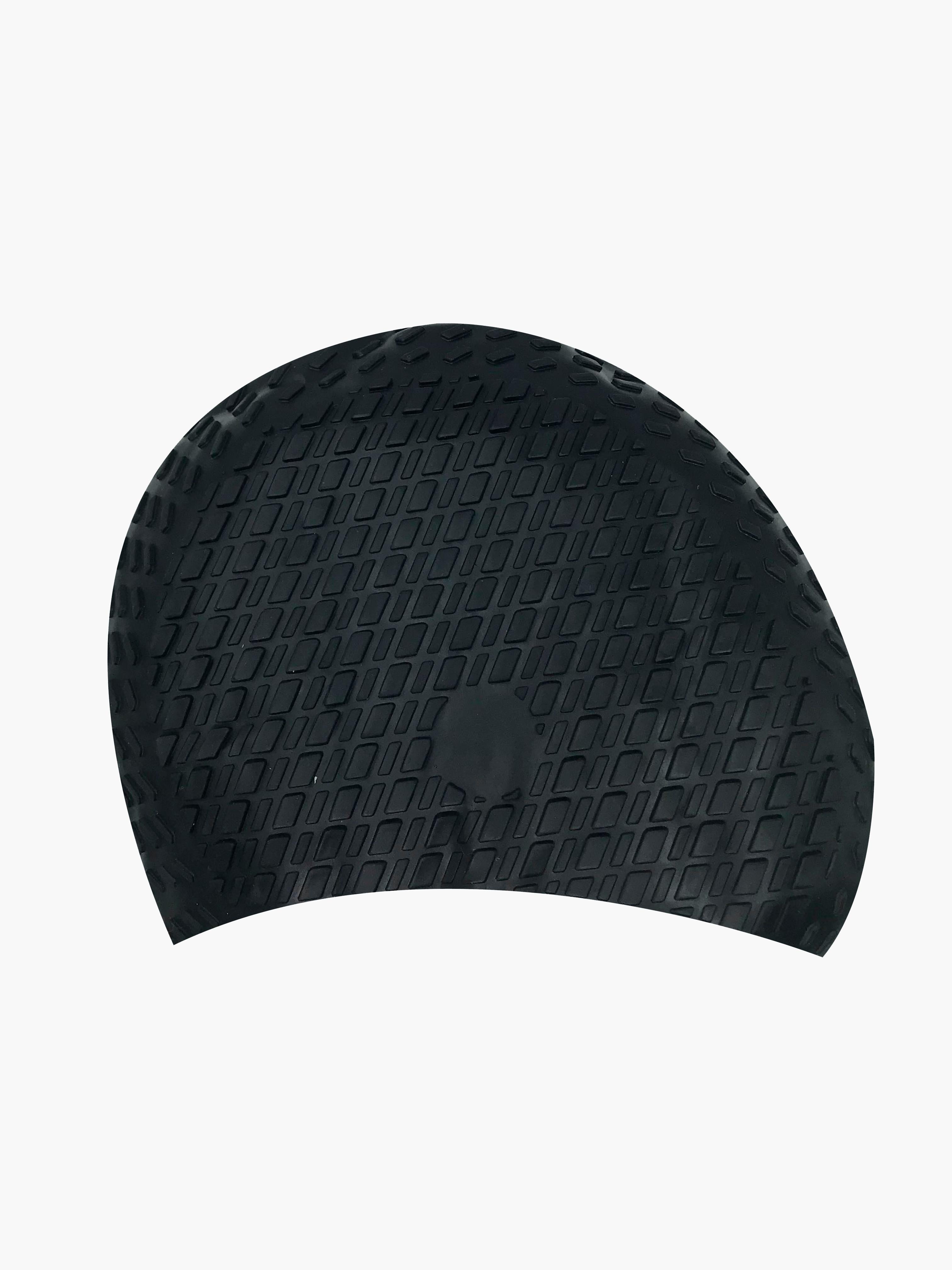 Gorro goma grande natación negro