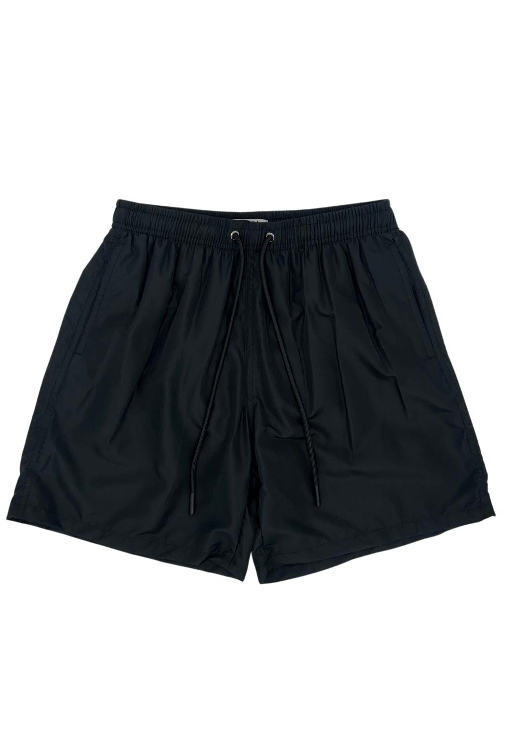 Men's long black shorts