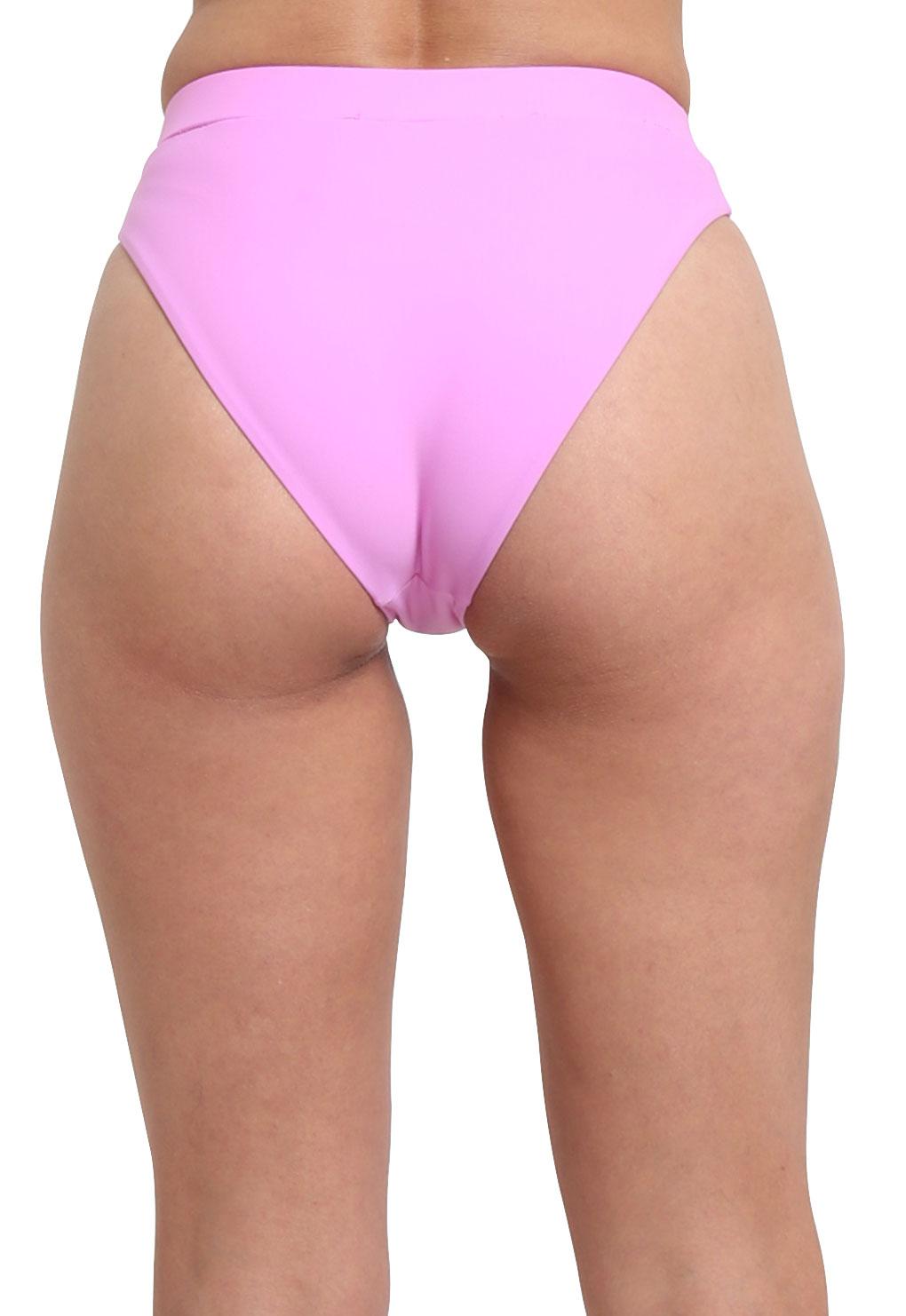 Lilac high-waisted bikini