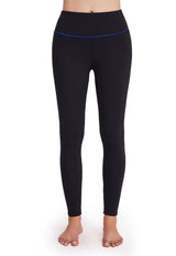 Calza con malla translúcida negra