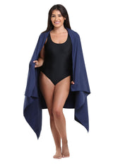 Toalla microfibra secado rápido azul marino