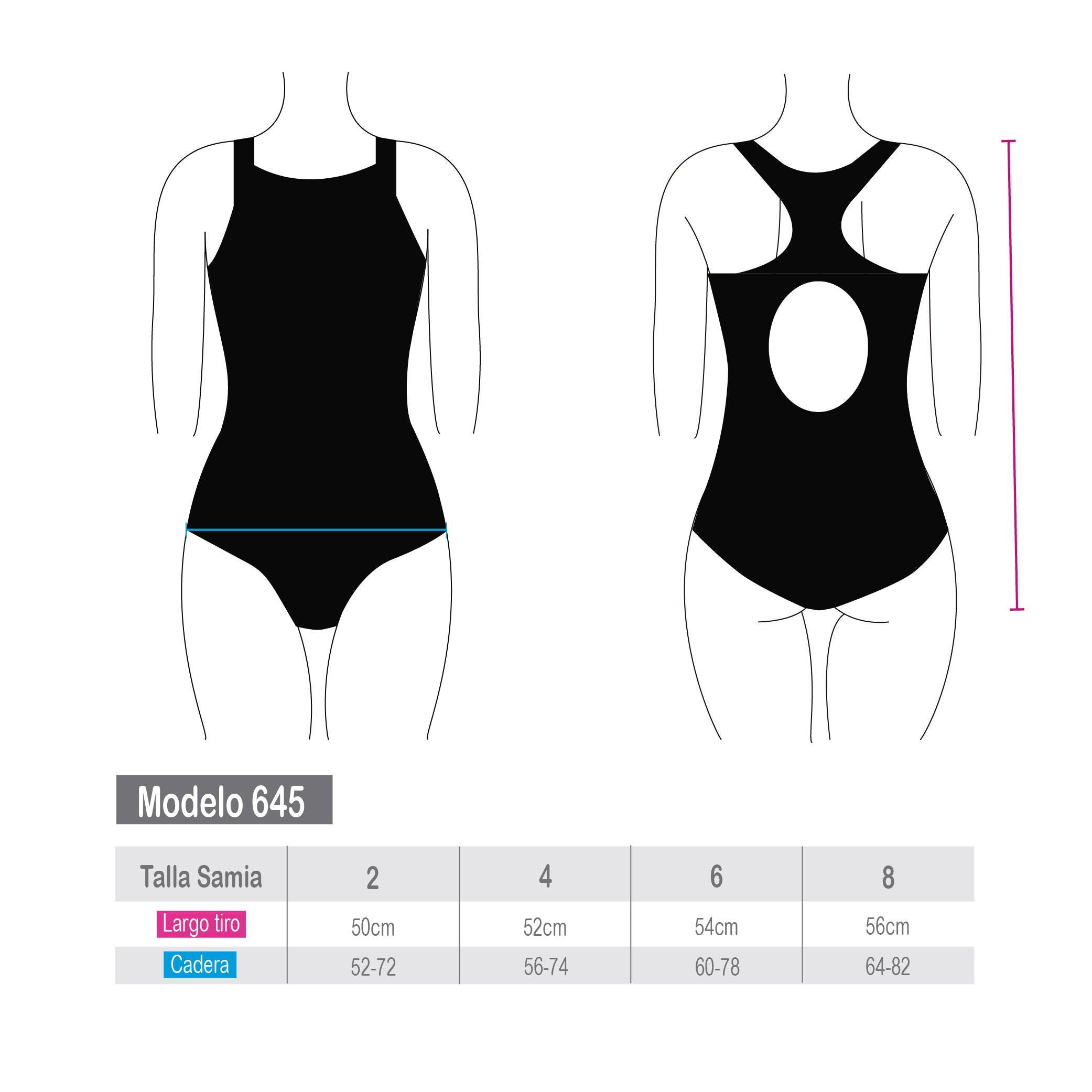 Traje de baño básico de niña negro