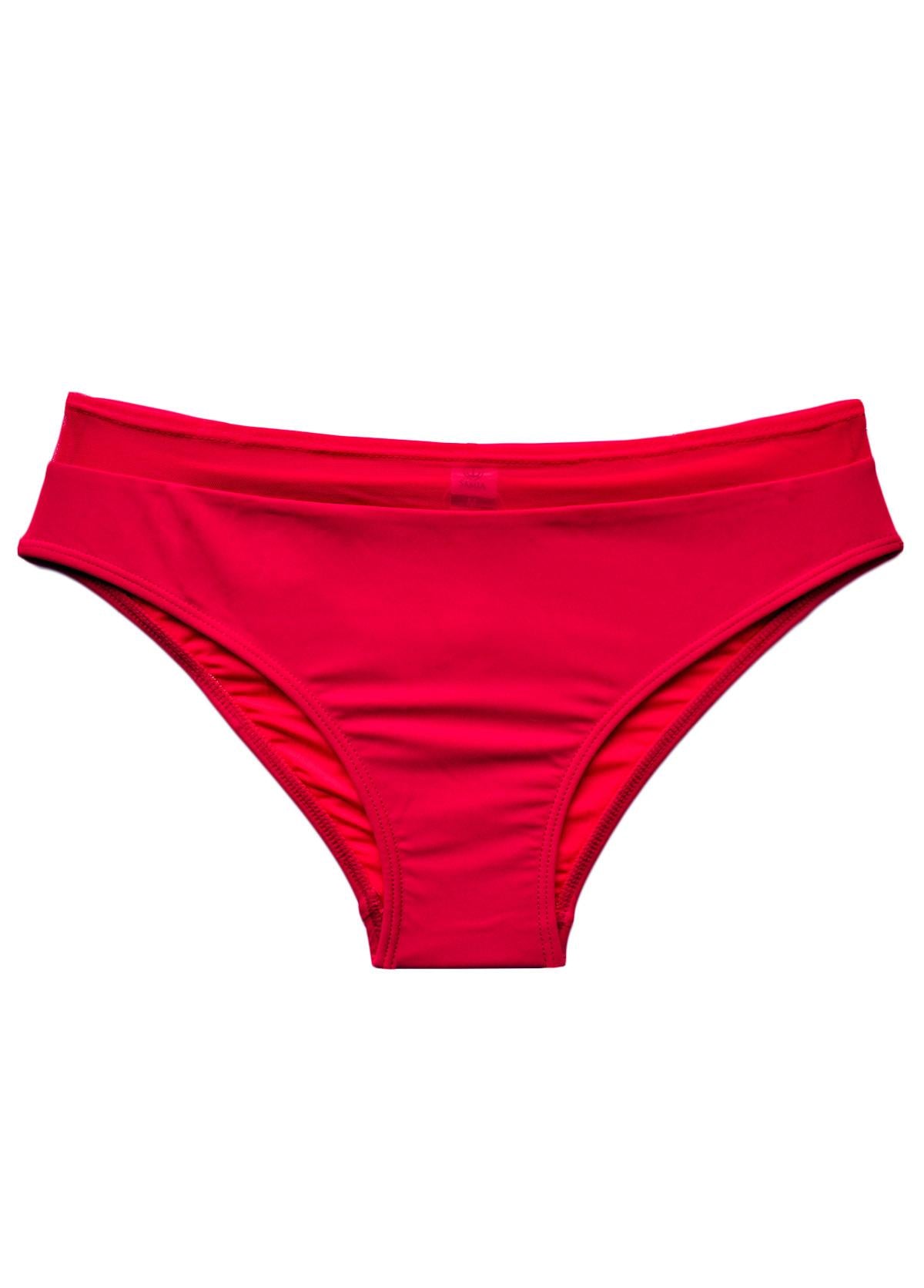 Bikini briefs with watermelon transparency 