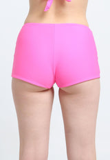 Fuchsia youthful hot pants bikini