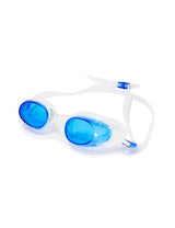Lentes de natación con correas delgadas azul