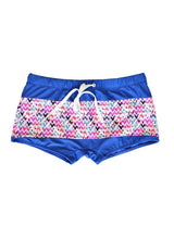 Short tipo bóxer para hombres estampado rosado