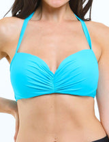 Bikini busto grande turquesa