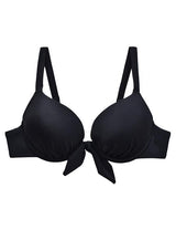 Bikini push up negro con nudo