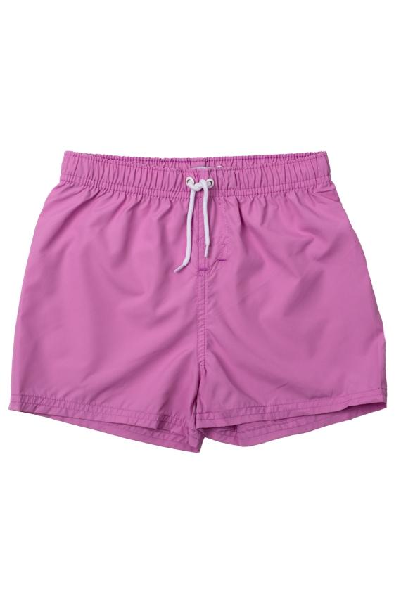Traje de baño morado short niño